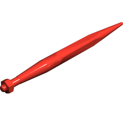 Pièces agricoles - Pièce divers - Dent pointue 475mm (Cone 1 avec Ecrou) Kverneland origine