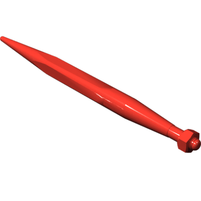 Pièces agricoles - Pièce divers - Dent pointue 475mm (Cone 1 avec Ecrou) Kverneland origine