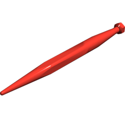 Pièces agricoles - Pièce divers - Dent pointue 475mm (Cone 1 avec Ecrou) Kverneland origine