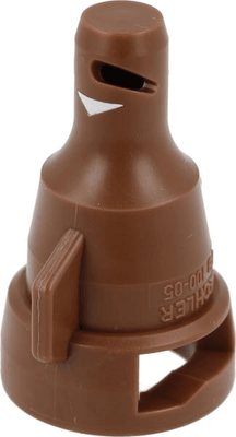 Pièces agricoles - Pièce Pulvérisateur - Buse à azote excentrée FB 05 en plastique brun