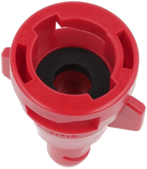 Pièces agricoles - Pièce Pulvérisateur - Buse à azote excentrée FB 04 en plastique rouge