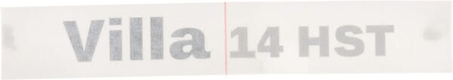 Autocollant "villa 14 hst" Stiga