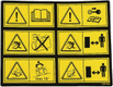 Autocollant d'avertissement