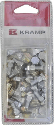 Pièces agricoles - Moissonneuses - Écrou et boulon à enfoncer M6 x 16mm (50)