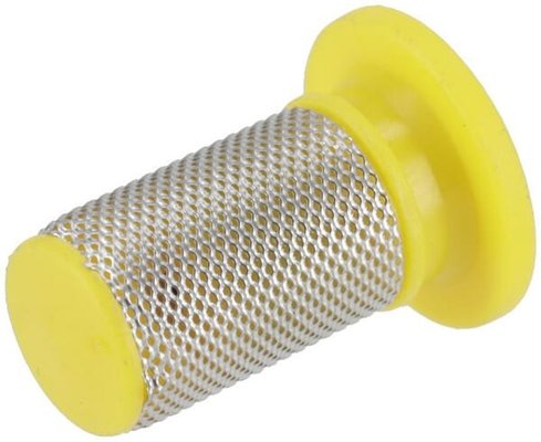 Pièces agricoles - Pièce Pulvérisateur - Filtre avec clapet anti-retour à bille, jaune 80 mesh