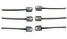 Jeu de brosses de rechange de 10 mm, Armigo 2,Multiple, 6x