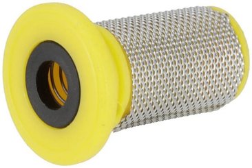 Pièces agricoles - Pièce Pulvérisateur - Filtre avec clapet anti-retour à bille, jaune 80 mesh