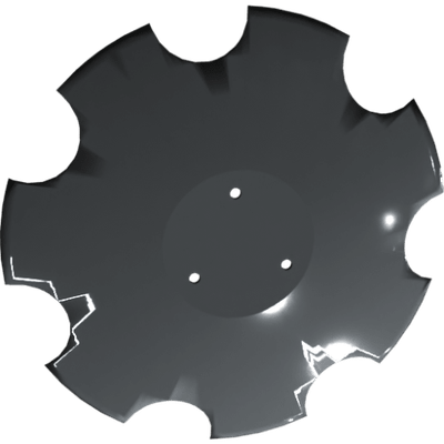 Pièces agricoles - Pièce divers - Disque traceur nu Ø360 crénelé (gris) Kverneland origine