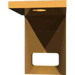 Pièces agricoles - Pièce divers - SUPPORT POUR DENT 32x12 Kverneland origine