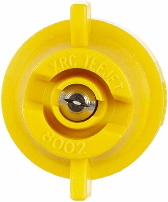 Pièces agricoles - Pièce Pulvérisateur - Buse à jet plat XRC 80° 2 jaune acier inoxydable