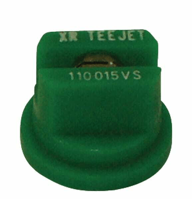 Pièces agricoles - Pièce Pulvérisateur - Buse à jet plat XR 110° 15 vert acier inoxydable TeeJet ZNT