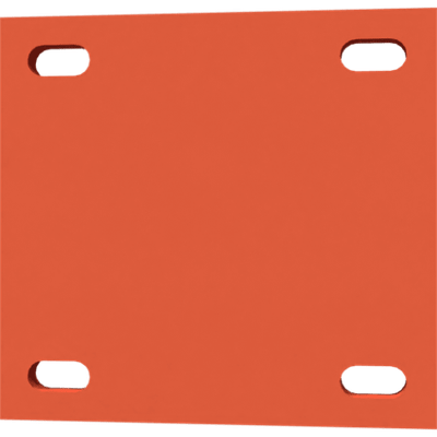 Pièces agricoles - Pièce divers - Plaque de fixation NT rouge Kverneland origine