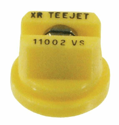 Pièces agricoles - Pièce Pulvérisateur - Buse à jet plat XR 110° 2 jaune acier inoxydable TeeJet ZNT
