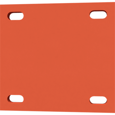 Pièces agricoles - Pièce divers - Plaque de fixation NT rouge Kverneland origine