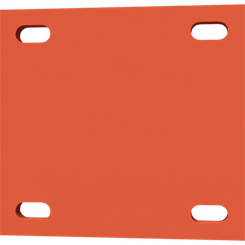 Pièces agricoles - Pièce divers - Plaque de fixation NT rouge Kverneland origine