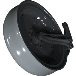Pièces agricoles - Pièce Semoir - Roue de jauge gauche 400 complet Kverneland origine