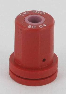 Pièces agricoles - Pièce Pulvérisateur - Buse à injection d'air à cône creux TVI 80° 04 rouge céramique Albuz