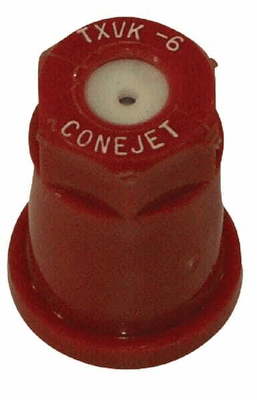 Pièces agricoles - Pièce Pulvérisateur - Buse à cône creux TXVK 80° 4 rouge céramique TeeJet