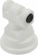Double buse plate de ventilateur TTJ 110° plastique blanc