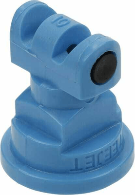Pièces agricoles - Pièce Pulvérisateur - Double buse plate de ventilateur TTJ 110° plastique bleu clair
