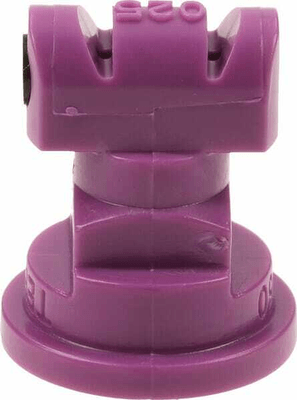 Pièces agricoles - Pièce Pulvérisateur - Buse à double jets plat TTJ 110° 25 violet plastique TeeJet