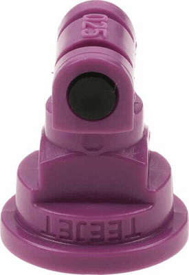 Pièces agricoles - Pièce Pulvérisateur - Buse à double jets plat TTJ 110° 25 violet plastique TeeJet