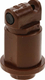 Buse à injection d'air TTI 110° 5 brun plastique TeeJet