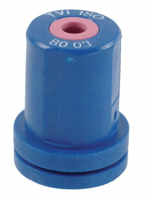 Pièces agricoles - Pièce Pulvérisateur - Buse à injection d'air à cône creux TVI 80° 03 bleu céramique Albuz