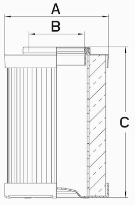 Pièces agricoles - Pièce divers - Filtre hydraulique