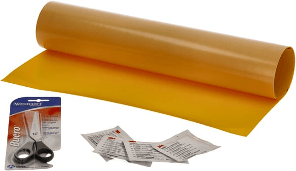 Pièces agricoles - Pièce divers - Kit de réparation de bâche Jaune 400x1000 mm