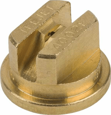Pièces agricoles - Pièce Pulvérisateur - Buse de bordure TP 40° 2 dorée laiton TeeJet