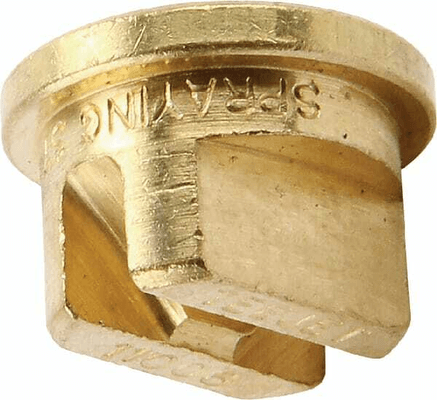 Pièces agricoles - Pièce Pulvérisateur - Buse de bordure TP 110° 8 dorée laiton TeeJet