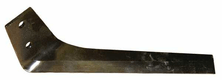 Couteau décolleur coudé, revêtu