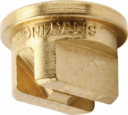 Pièces agricoles - Pièce Pulvérisateur - Buse de bordure TP 110° 2 dorée laiton TeeJet
