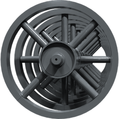 Pièces agricoles - Pièce divers - ROTOR POUR ROULEAU U TWIN 2M25 Kverneland origine