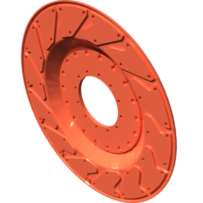 Pièces agricoles - Pièce divers - Rotor couvercle plaque -rotat 14arm Kverneland origine