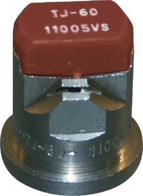 Pièces agricoles - Pièce Pulvérisateur - Buse à double jets plat TJ 110° 05 brun acier inoxydable TeeJet