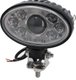 Phare LED, 20/24 W, ovale, 10/30 V, 166 x 98 x 98 mm, feux de route/croisement, câble ouvert à 3 broches, montage sur support