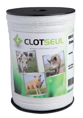 Pièces agricoles - Cloture,Jardin & Sylviculture - RUBAN R 12 F 4 INOX 0.20  200M