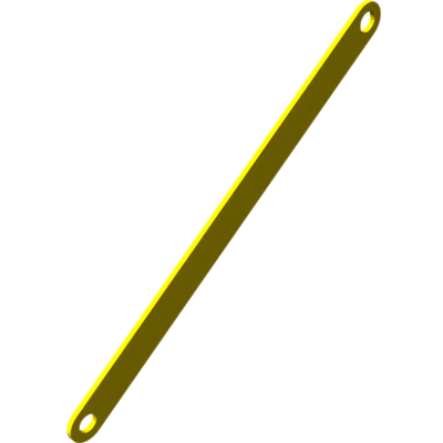 Pièces agricoles - Pièce divers - accolade2 -peint- Kverneland origine