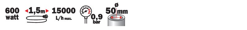 Pompes - Piscine - POMPE PISCINE 600W