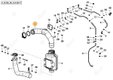 UPPER EXHAUST GAS PIPE EAT1A Deutz-Fahr origine