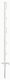 PIQUET PLASTIQUE STANDARD 1M05 BLANC