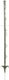 PIQUET PLASTIQUE STANDARD 1M60 VERT