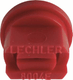 Buse de bordure IS 80° 04 rouge plastique Lechler