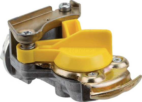 Pièces agricoles - Pièce divers - Tête de raccordement avec filtre intégré "Protect-O" M16x1,5 jaune