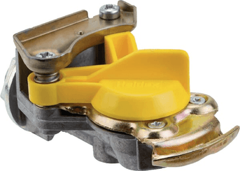Pièces agricoles - Pièce divers - Tête de raccordement avec filtre intégré "Protect-O" M16x1,5 jaune