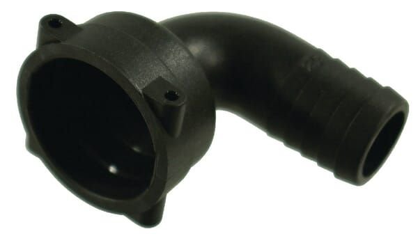 Pièces agricoles - Pièce Pulvérisateur - Raccord de tuyau 90° 25 mm avec connexion femelle T3
