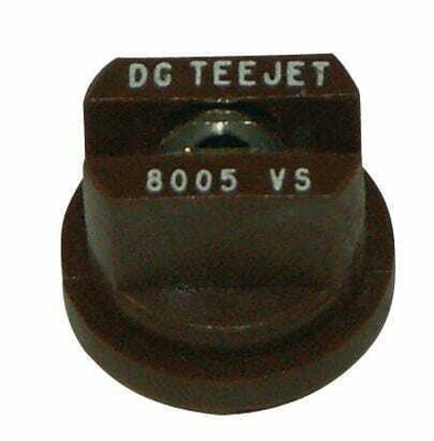 Pièces agricoles - Pièce Pulvérisateur - Buse à jet plat DG 80° 05 en acier inoxydable marron TeeJet