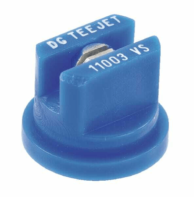Pièces agricoles - Pièce Pulvérisateur - Buse à jet plat DG 110° 03 bleu acier inoxydable TeeJet